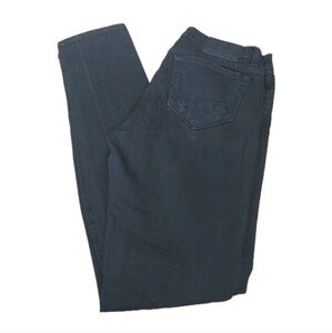 All Saints Spitalfields Skinny Jeans Woman 29/31 Black Stretch Denim Grunge Goth